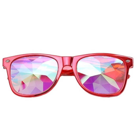 Diffracted Glass Lens Kaleidoscope Glasses - Picture 6 of 7
